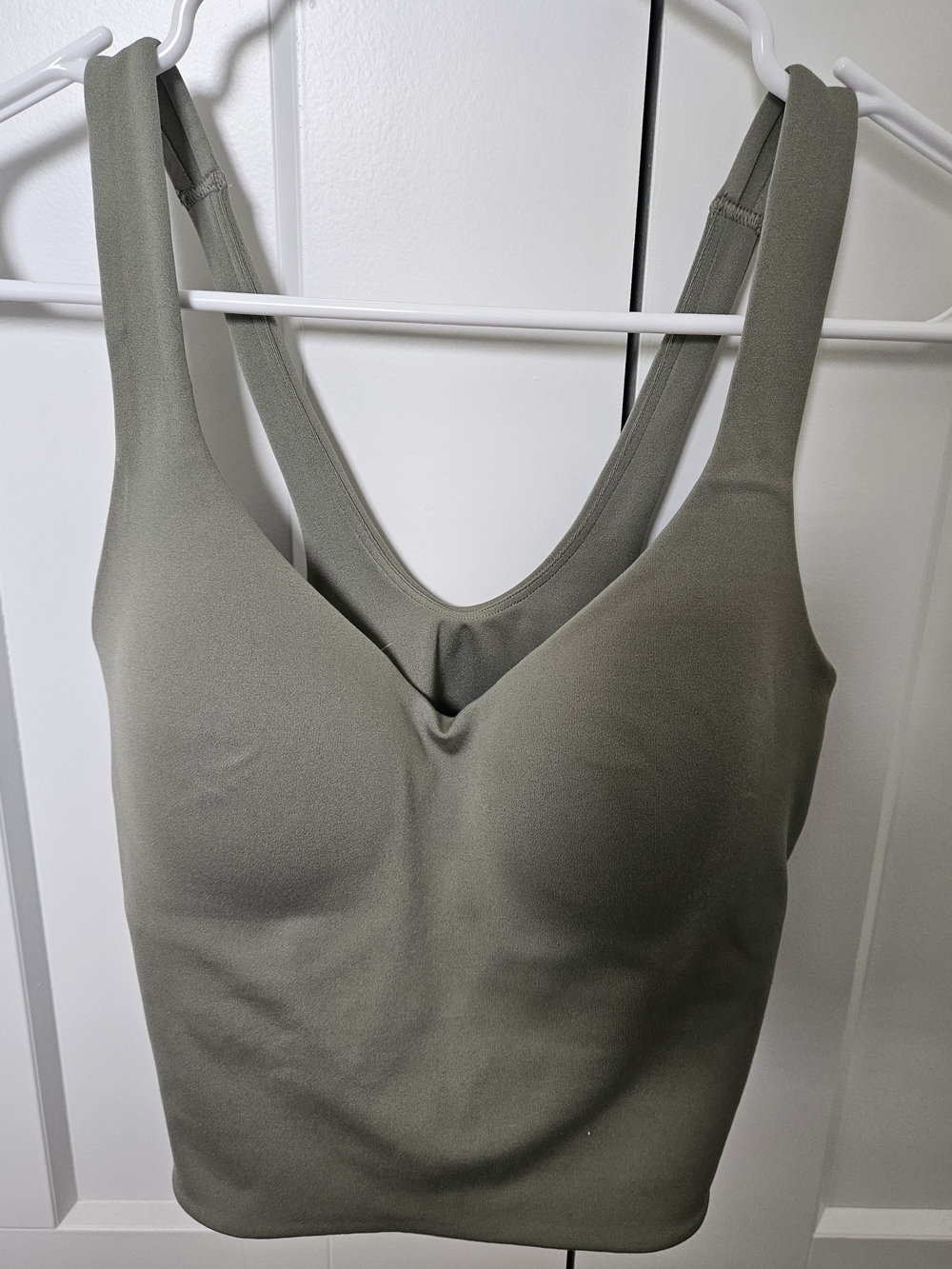 Olive Green Seamless Padded Bralette Tank - Women Intimates